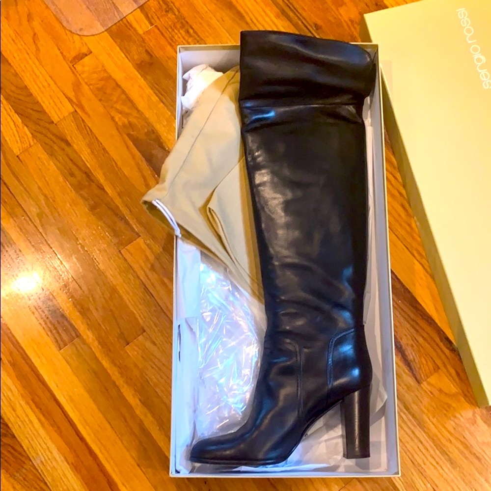 Sergio Rossi Leather  Boot